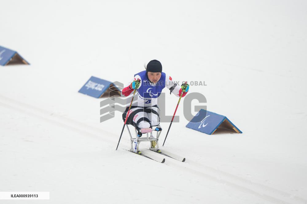 (SP)CHINA-ZHANGJIAKOU-WINTER PARALYMPICS-PARA BIATHLON-WOMEN'S INDIVIDUAL SITTING(CN)