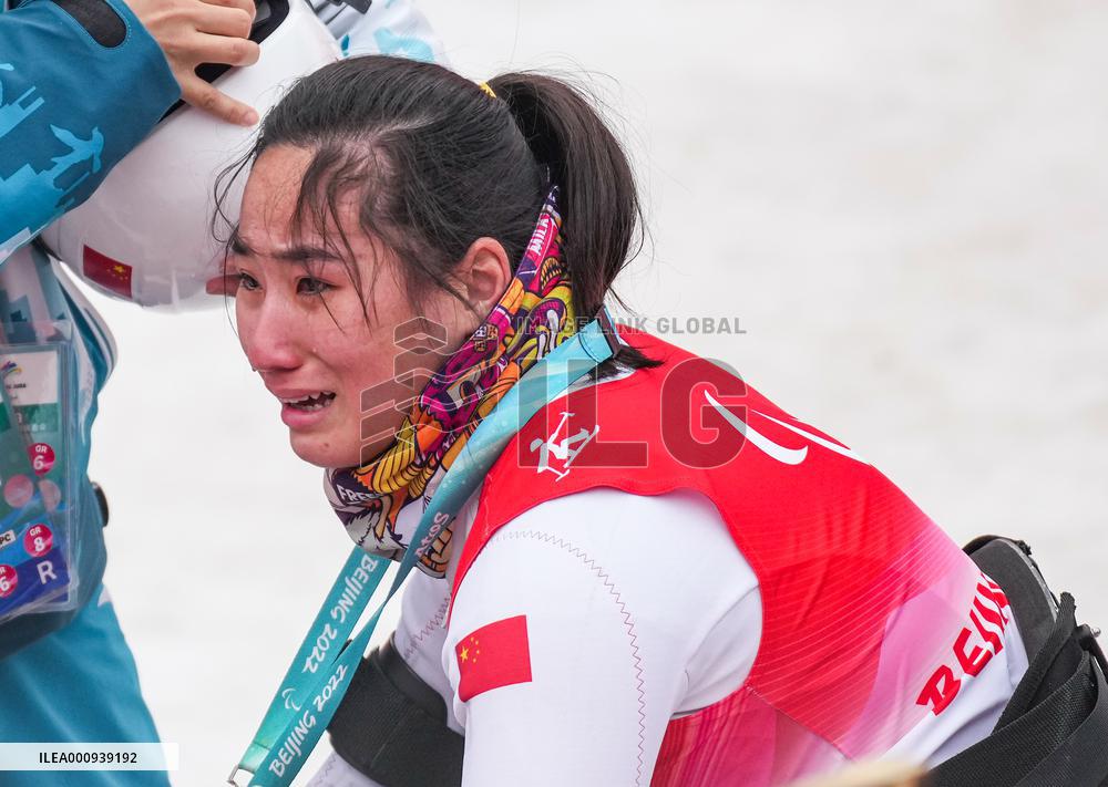 (SP)CHINA-BEIJING-WINTER PARALYMPICS-ALPINE SKIING-WOMEN'S GIANT SLALOM-SITTING (CN)