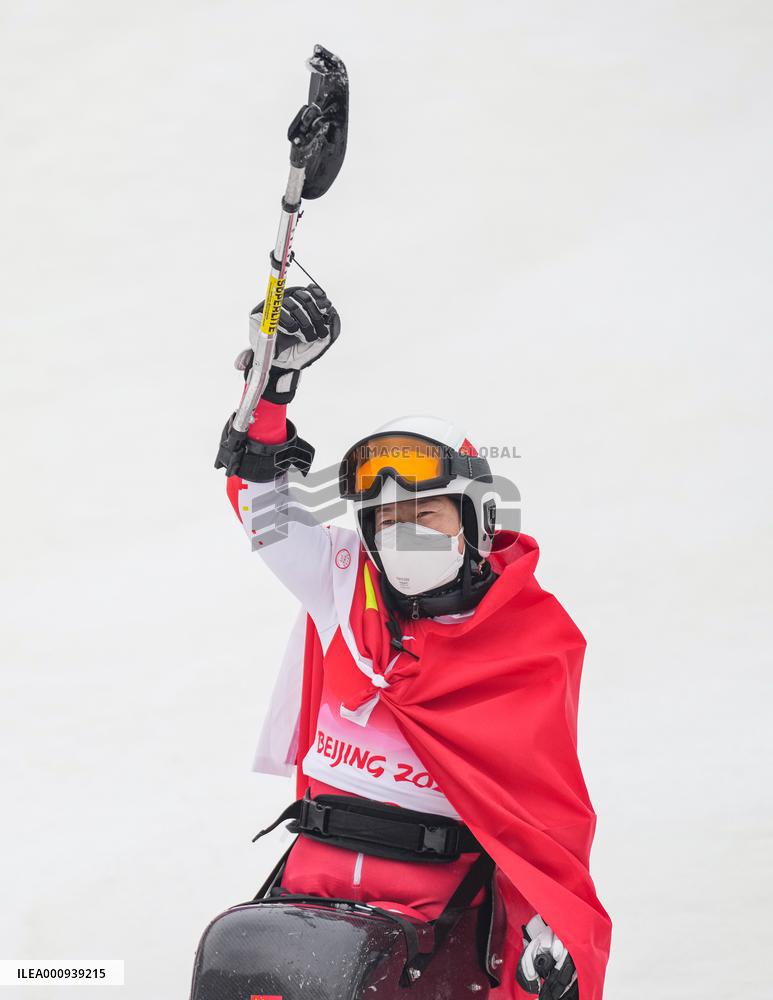 (SP)CHINA-BEIJING-WINTER PARALYMPICS-ALPINE SKIING-WOMEN'S GIANT SLALOM-SITTING (CN)