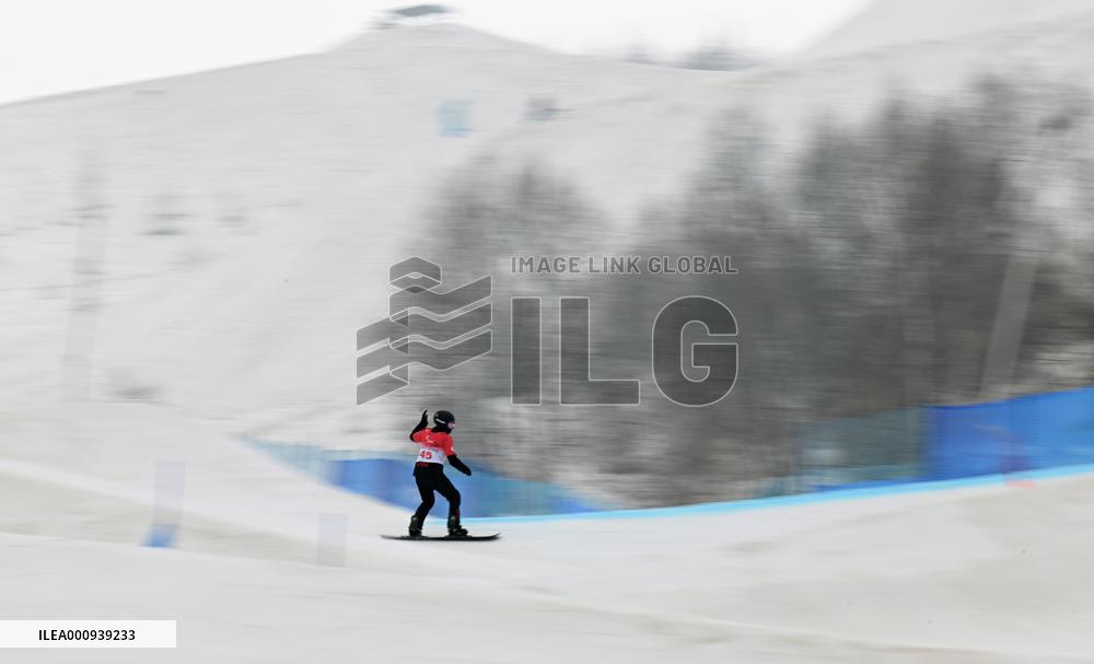 (SP)CHINA-ZHANGJIAKOU-WINTER PARALYMPICS-PARA SNOWBOARD-MEN'S BANKED SLALOM SB-LL2 (CN)