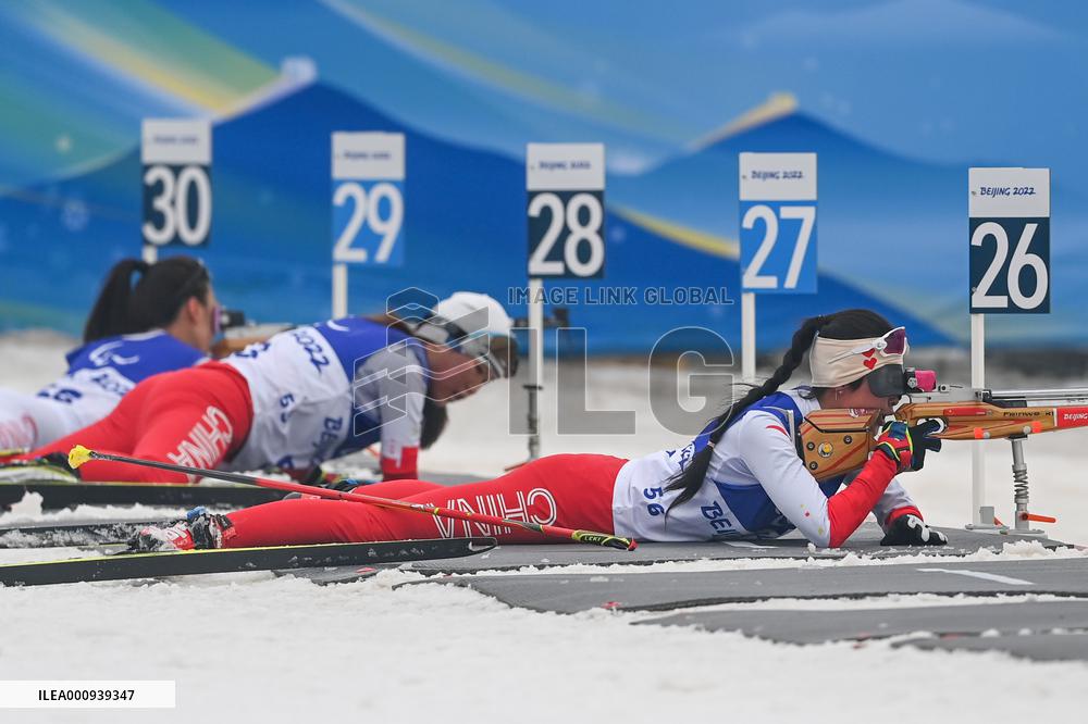 (SP)CHINA-ZHANGJIAKOU-WINTER PARALYMPICS-PARA BIATHLON-WOMEN'S INDIVIDUAL STANDING(CN)
