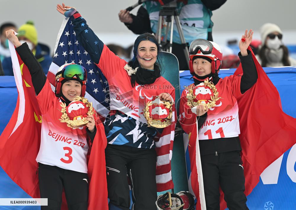 (SP)CHINA-ZHANGJIAKOU-WINTER PARALYMPICS-PARA SNOWBOARD-WOMEN'S BANKED SLALOM (CN)