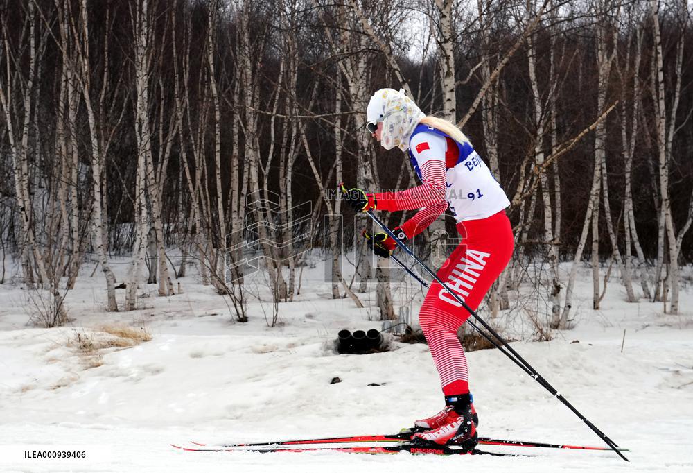 (SP)CHINA-ZHANGJIAKOU-WINTER PARALYMPICS-PARA BIATHLON-WOMEN'S INDIVIDUAL VISION IMPAIRED(CN)