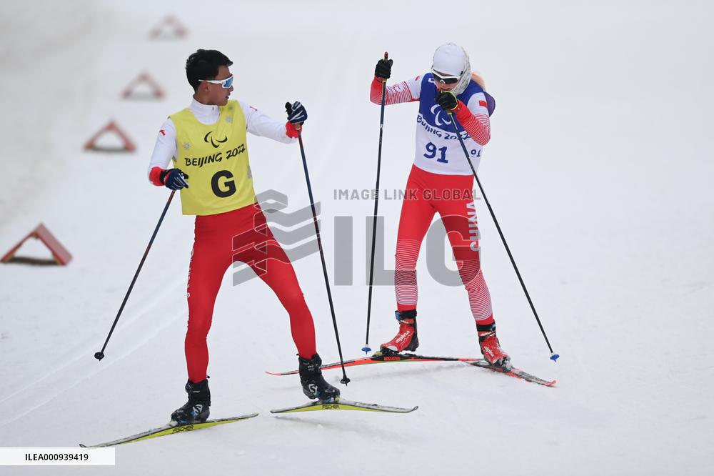 (SP)CHINA-ZHANGJIAKOU-WINTER PARALYMPICS-PARA BIATHLON-WOMEN'S INDIVIDUAL VISION IMPAIRED(CN)