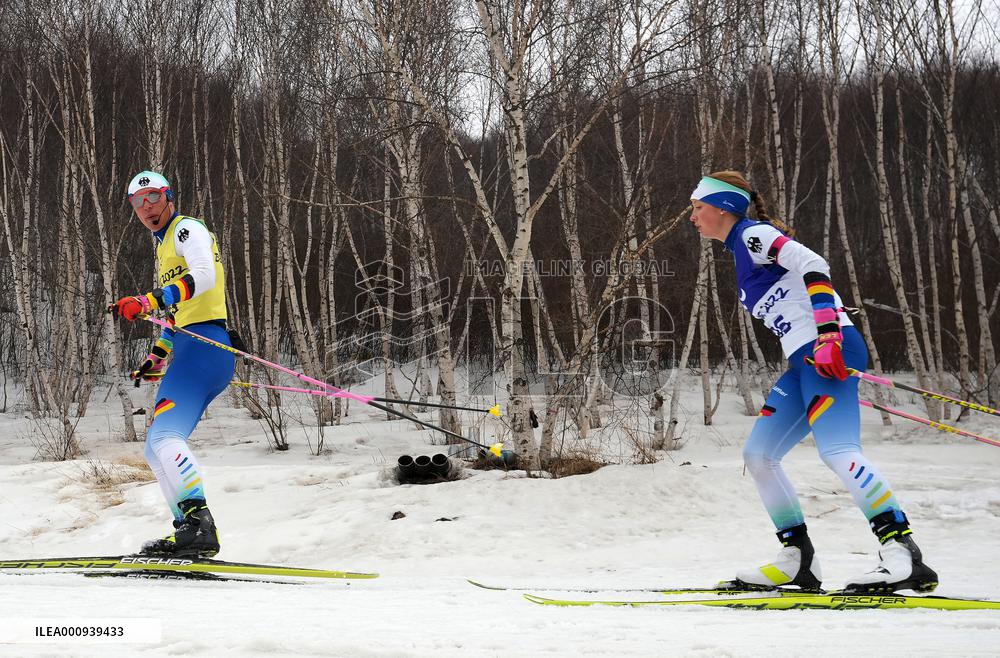 (SP)CHINA-ZHANGJIAKOU-WINTER PARALYMPICS-PARA BIATHLON-WOMEN'S INDIVIDUAL VISION IMPAIRED(CN)