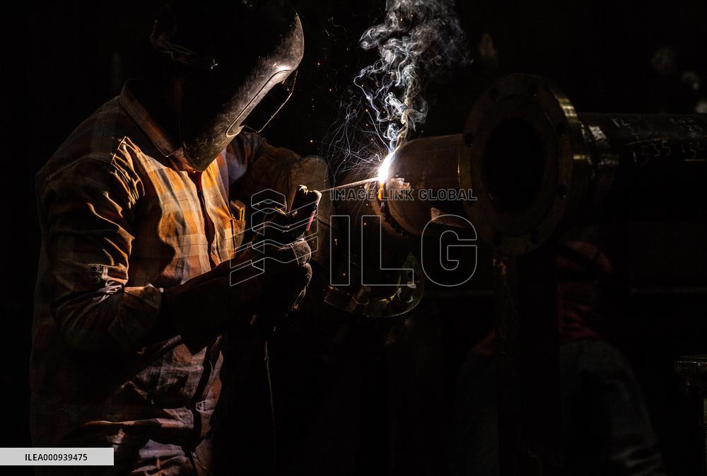 INDIA-HYDERABAD-FACTORY