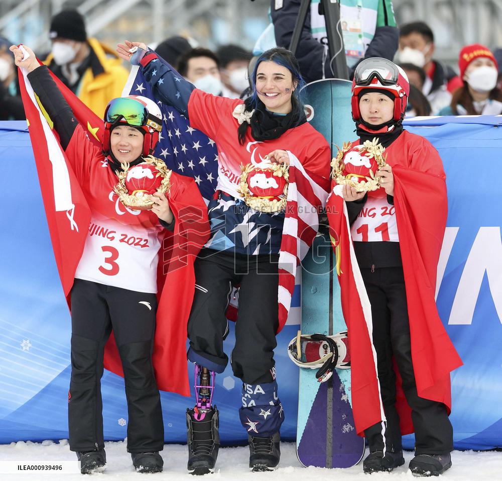 Beijing Paralympics: Snowboard