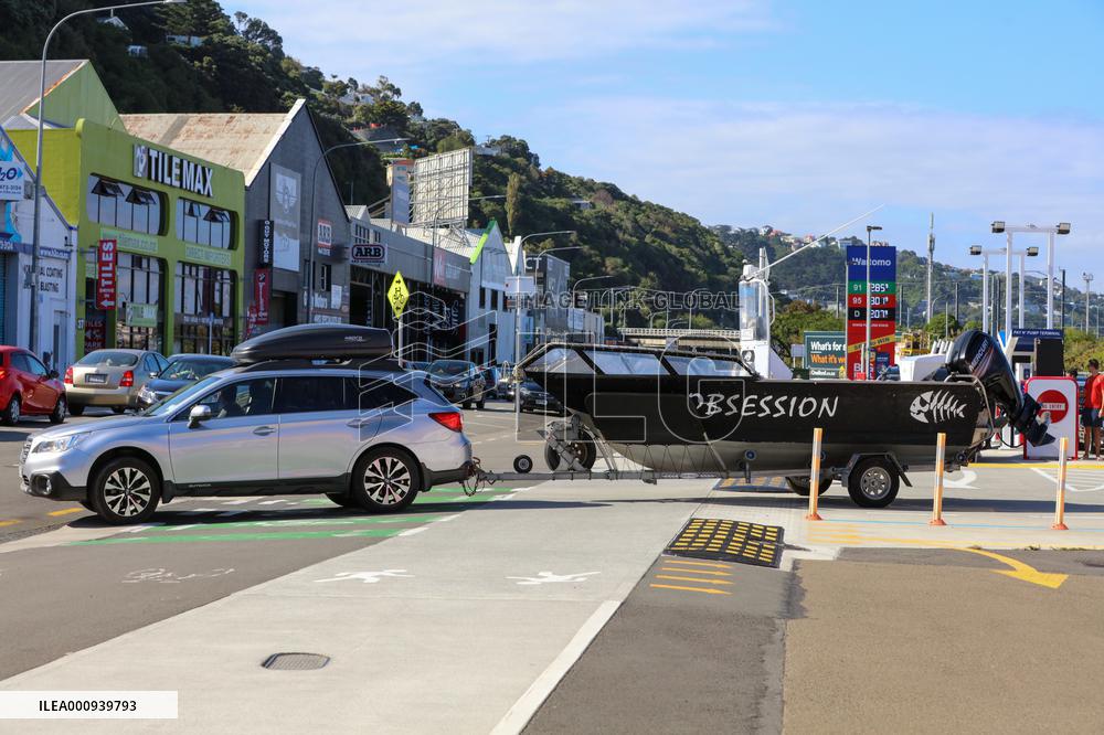 NEW ZEALAND-WELLINGTON-PETROL-PRICE HIKE