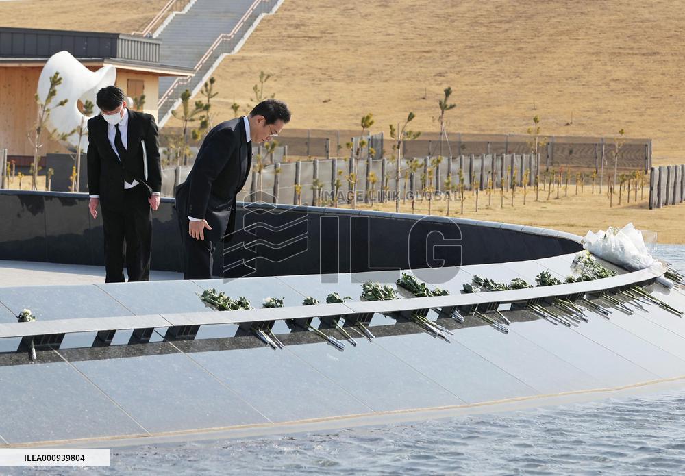Japan PM Kishida visits 2011 disaster-hit areas
