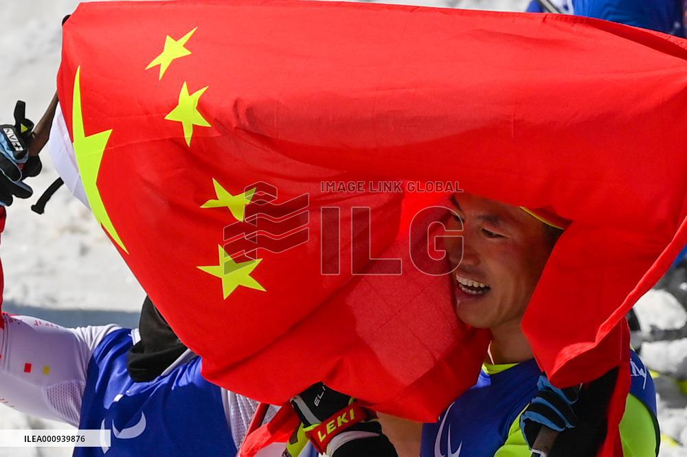 (SP)CHINA-ZHANGJIAKOU-WINTER PARALYMPICS-PARA CROSS-COUNTRY SKIING-MEN'S MIDDLE DISTANCE SITTING(CN)