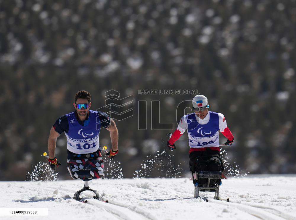 (SP)CHINA-ZHANGJIAKOU-WINTER PARALYMPICS-PARA CROSS-COUNTRY SKIING-MEN'S MIDDLE DISTANCE SITTING(CN)