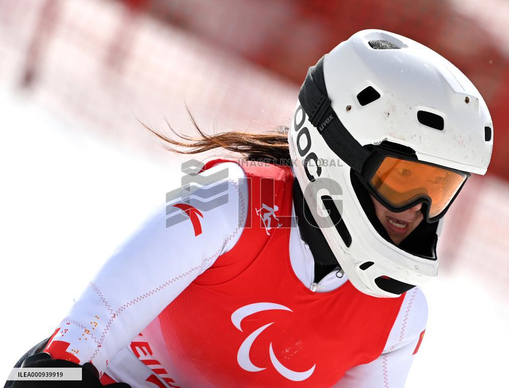 (SP)CHINA-BEIJING-WINTER PARALYMPICS-PARA ALPINE SKIING-WOMEN'SWOMEN'S SLALOM-SITTING(CN)