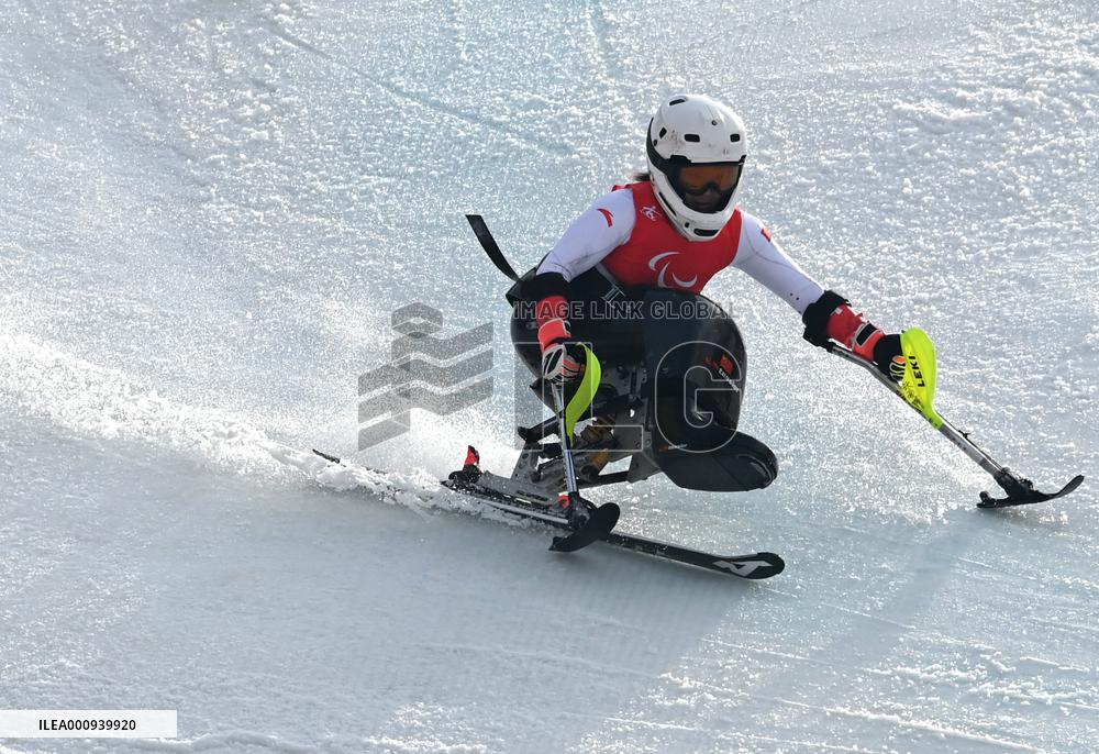 (SP)CHINA-BEIJING-WINTER PARALYMPICS-PARA ALPINE SKIING-WOMEN'SWOMEN'S SLALOM-SITTING(CN)