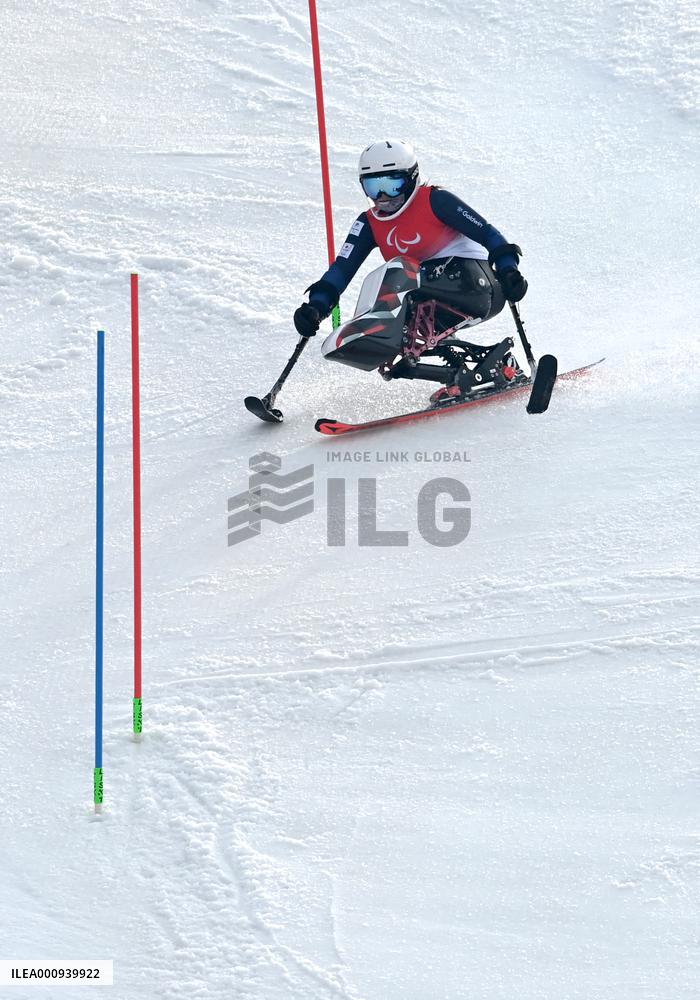 (SP)CHINA-BEIJING-WINTER PARALYMPICS-PARA ALPINE SKIING-WOMEN'SWOMEN'S SLALOM-SITTING(CN)