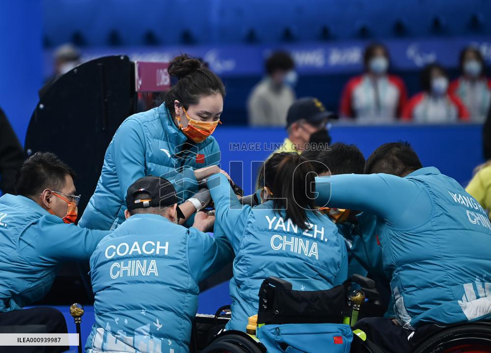 (SP)CHINA-BEIJING-WINTER PARALYMPICS-WHEELCHAIR CURLING-GOLD MEDAL MATCH-CHN VS SWE(CN)