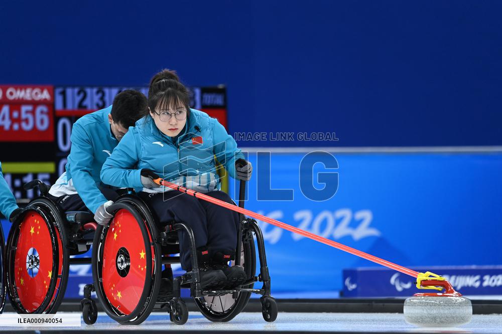 (SP)CHINA-BEIJING-WINTER PARALYMPICS-WHEELCHAIR CURLING-GOLD MEDAL MATCH-CHN VS SWE(CN)