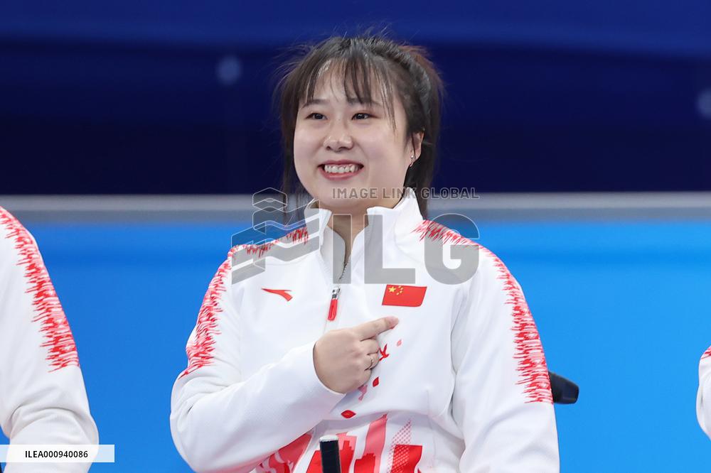 (SP)CHINA-BEIJING-WINTER PARALYMPICS-WHEELCHAIR CURLING-GOLD MEDAL MATCH-CHN VS SWE(CN)