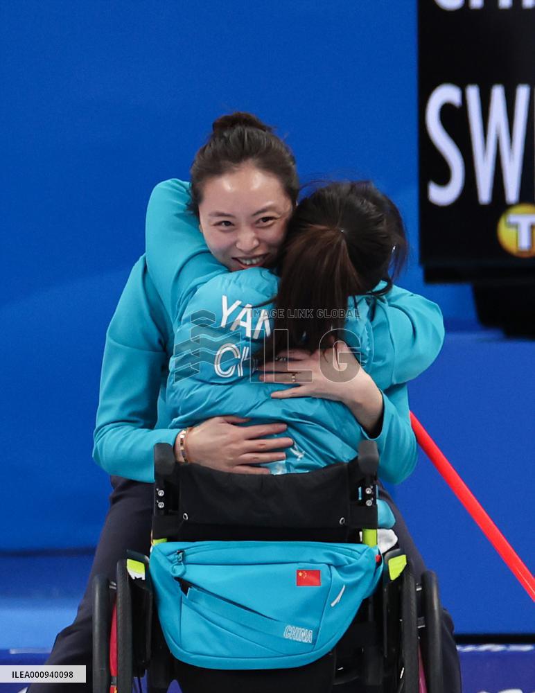 (SP)CHINA-BEIJING-WINTER PARALYMPICS-WHEELCHAIR CURLING-GOLD MEDAL MATCH-CHN VS SWE(CN)