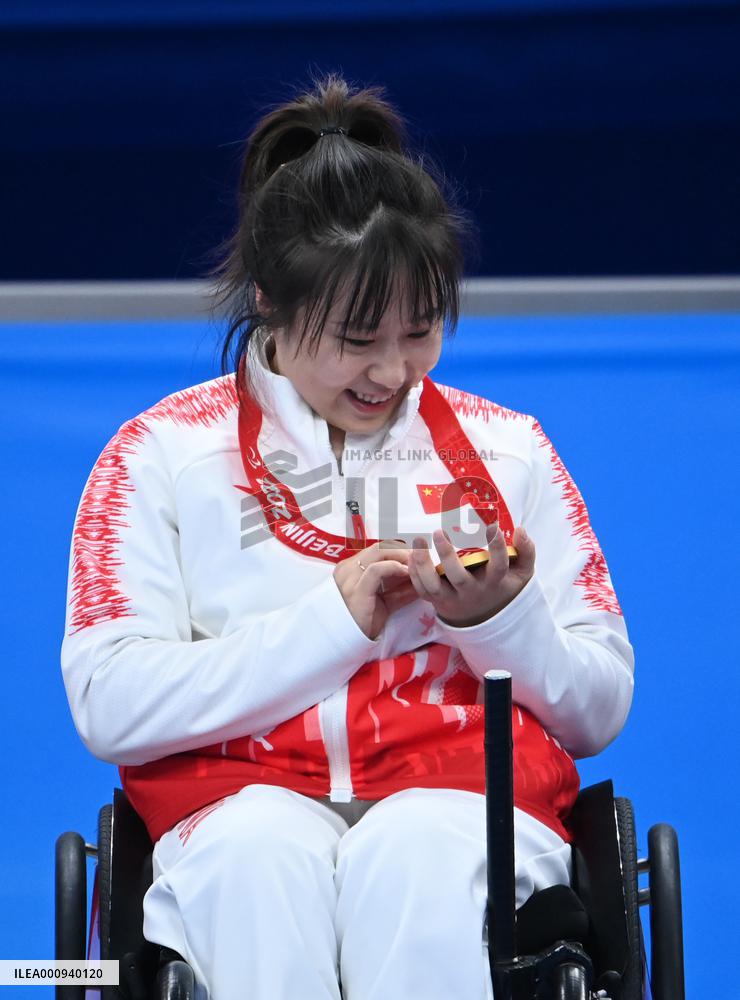 (SP)CHINA-BEIJING-WINTER PARALYMPICS-WHEELCHAIR CURLING-GOLD MEDAL MATCH-CHN VS SWE(CN)