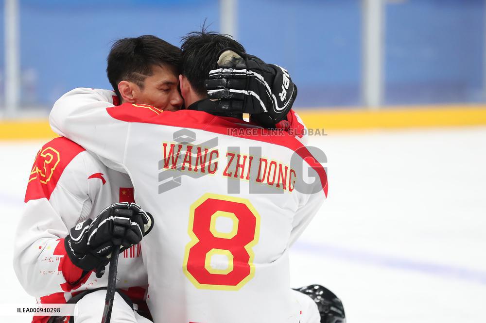 (SP)CHINA-BEIJING-WINTER PARALYMPICS-PARA ICE HOCKEY-BRONZE MEDAL GAME-CHN VS KOR(CN)