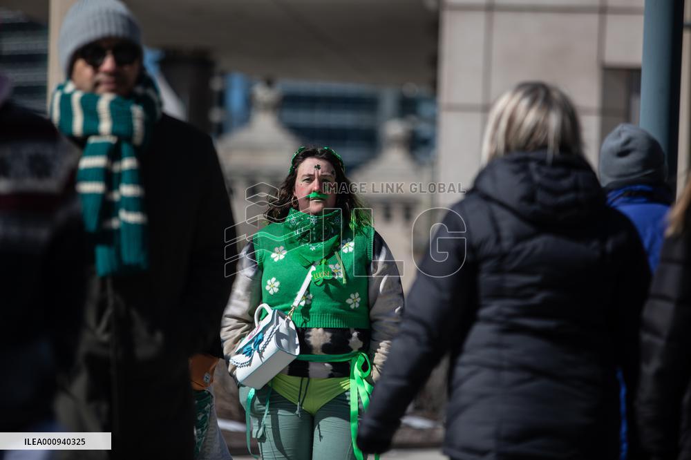U.S.-CHICAGO-ST. PATRICK'S DAY-CELEBRATION