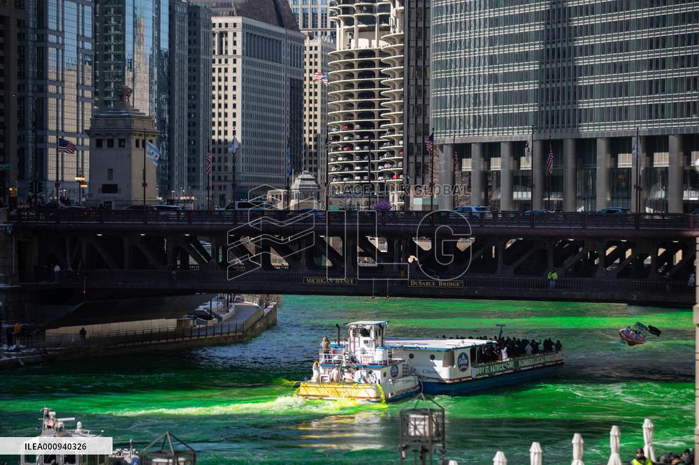 U.S.-CHICAGO-ST. PATRICK'S DAY-CELEBRATION