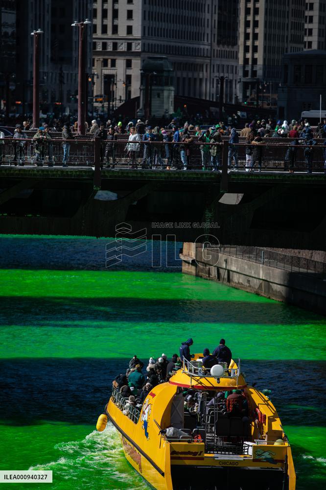 U.S.-CHICAGO-ST. PATRICK'S DAY-CELEBRATION
