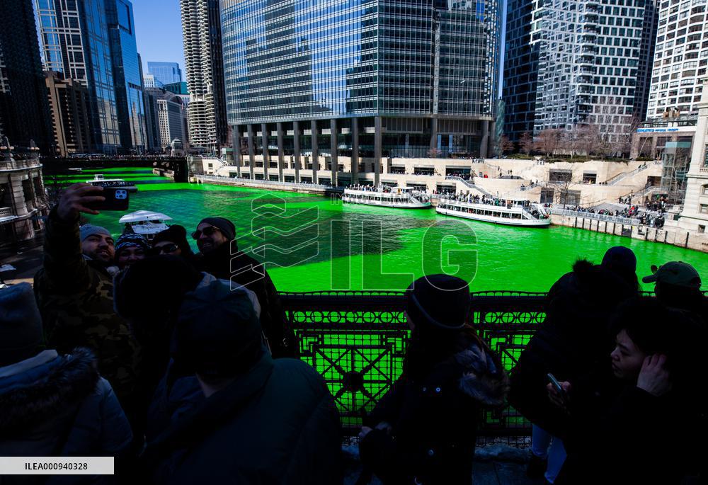 U.S.-CHICAGO-ST. PATRICK'S DAY-CELEBRATION