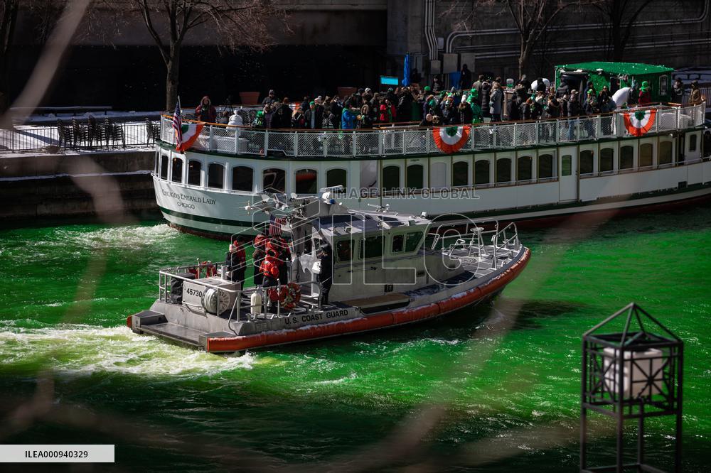 U.S.-CHICAGO-ST. PATRICK'S DAY-CELEBRATION