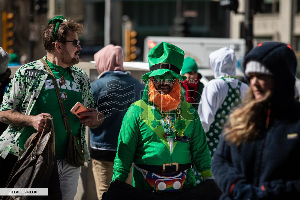 U.S.-CHICAGO-ST. PATRICK'S DAY-CELEBRATION