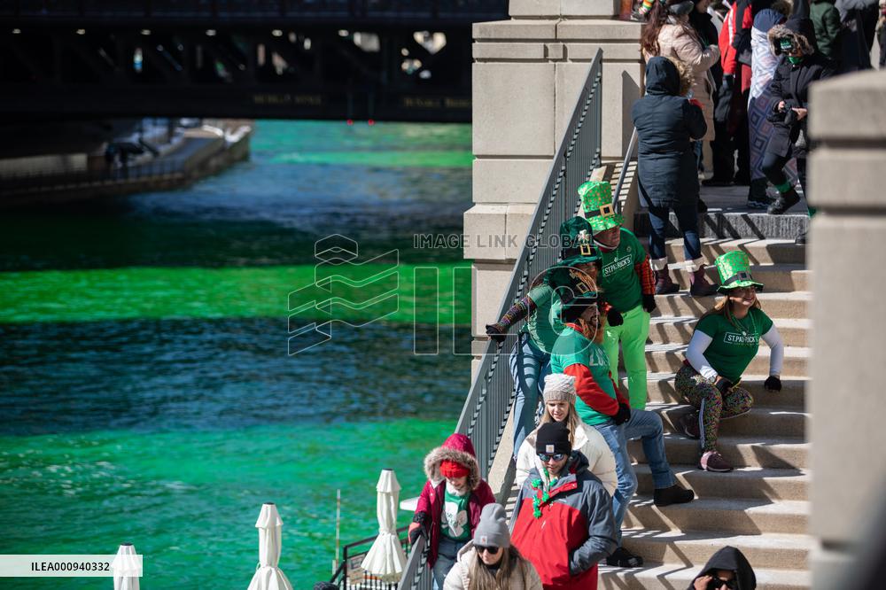 U.S.-CHICAGO-ST. PATRICK'S DAY-CELEBRATION