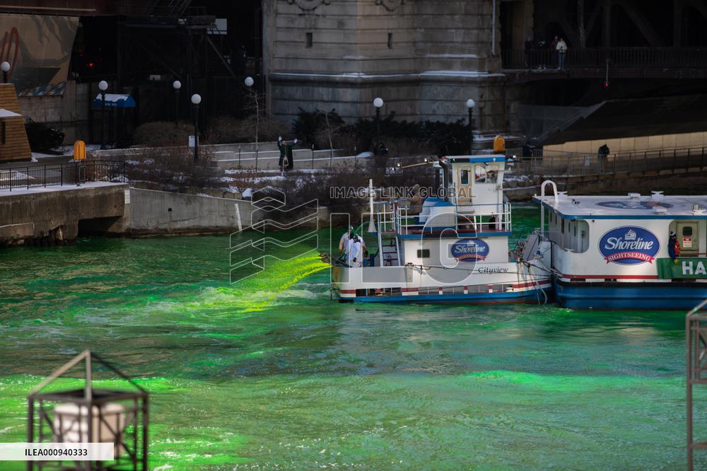 U.S.-CHICAGO-ST. PATRICK'S DAY-CELEBRATION