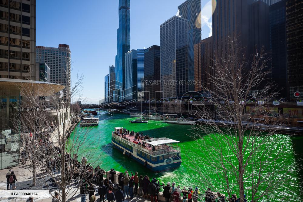 U.S.-CHICAGO-ST. PATRICK'S DAY-CELEBRATION