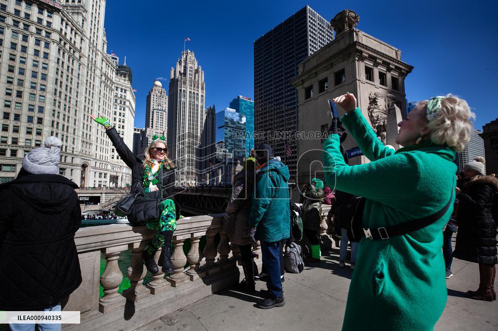 U.S.-CHICAGO-ST. PATRICK'S DAY-CELEBRATION