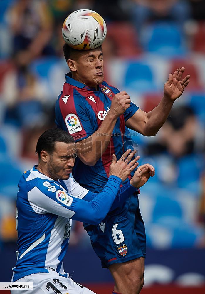 (SP)SPAIN-VALENCIA-FOOTBALL-SPANISH LEAGUE-LEVANTE UD VS RCD ESPANYOL