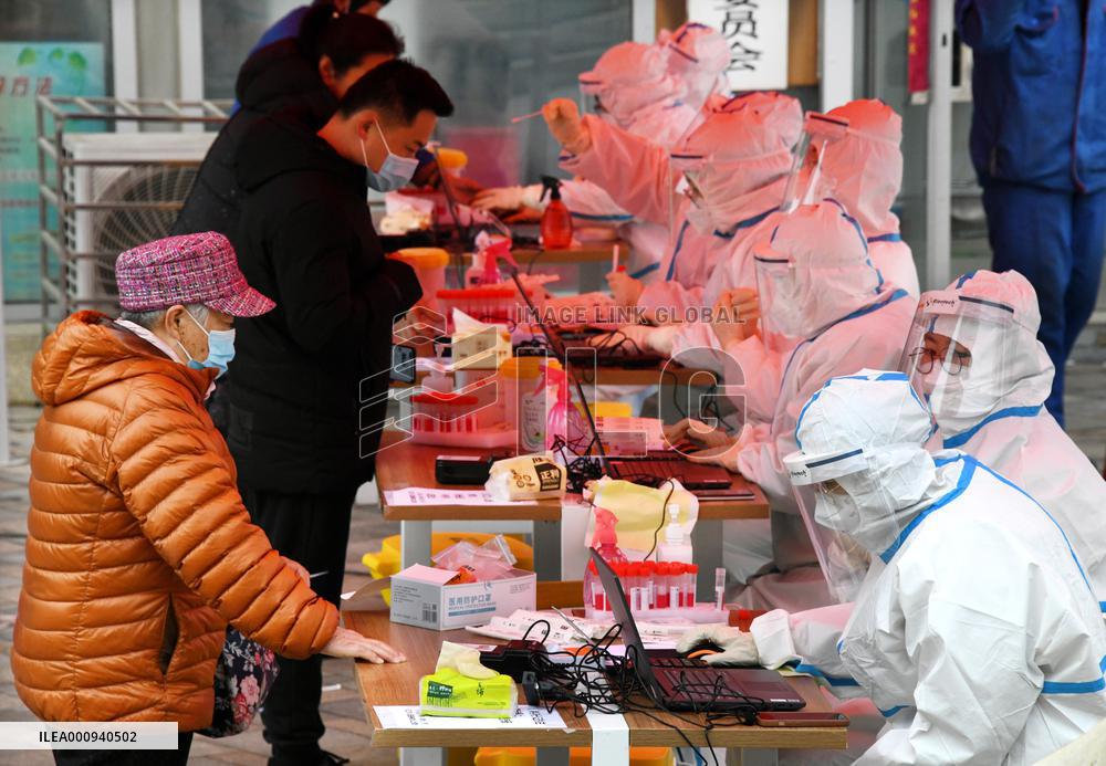 CHINA-SHANDONG-QINGDAO-COVID-19-TEST (CN)