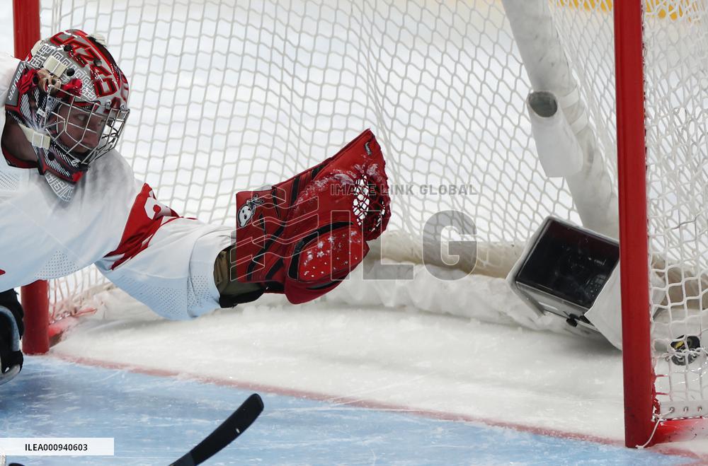 (SP)CHINA-BEIJING-WINTER PARALYMPICS-PARA ICE HOCKEY-GOLD MEDAL GAME-USA VS CAN (CN)