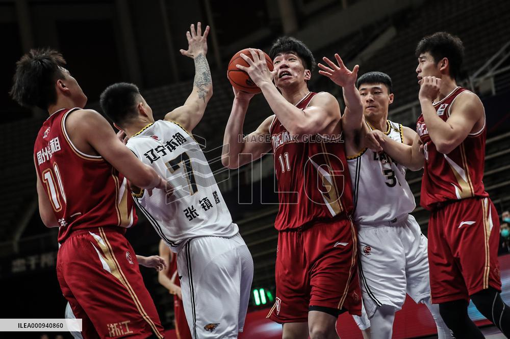 (SP)CHINA-SHENYANG-BASKETBALL-CBA LEAGUE-LIAONING VS ZHEJIANG (CN)