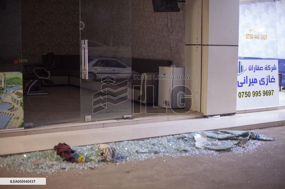 IRAQ-ERBIL-MISSILE ATTACK