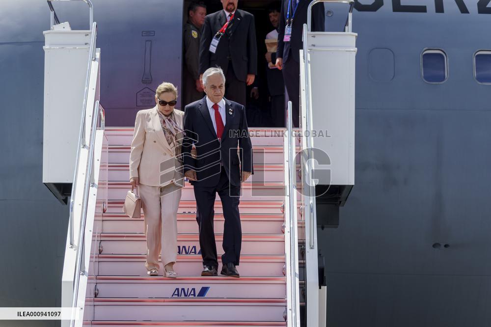 President of Chile Sebastián Piñera participates in the G20 Summit in Osaka