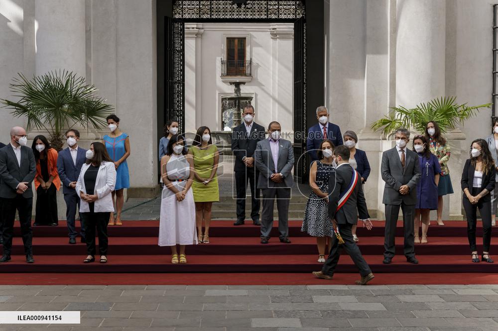 Gabriel Boric Font first activity as president of Chile