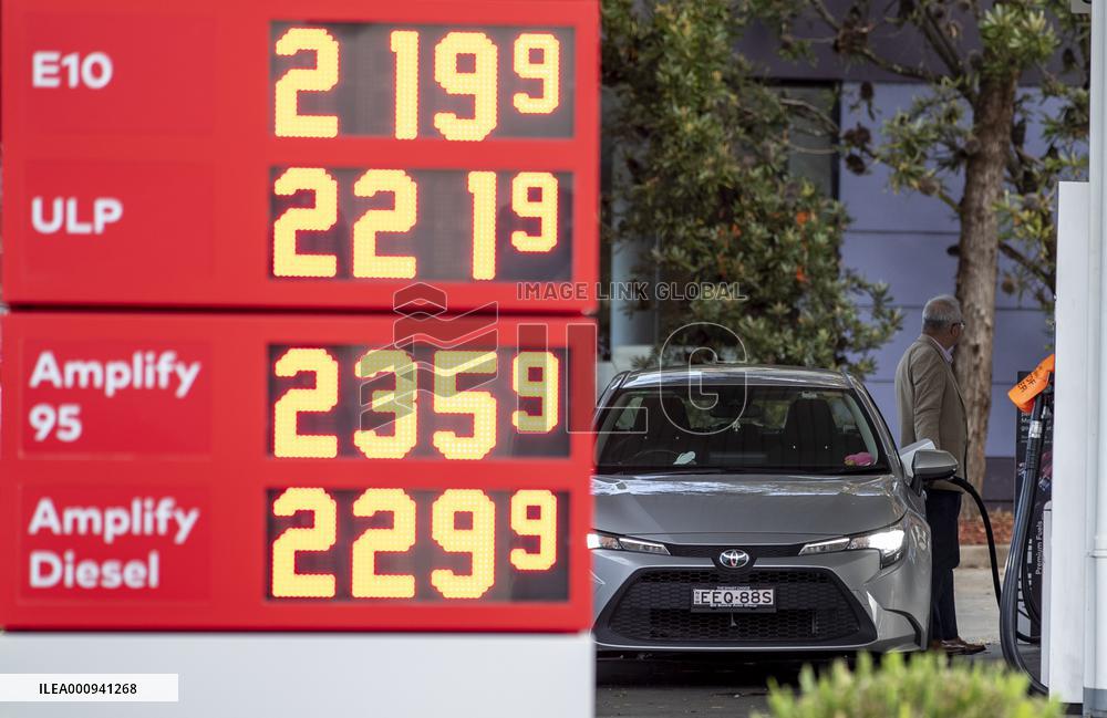 AUSTRALIA-SYDNEY-PETROL PRICES-RISE