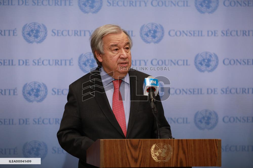 UN-GUTERRES-UKRAINE-HUMANITARIAN ASSISTANCE