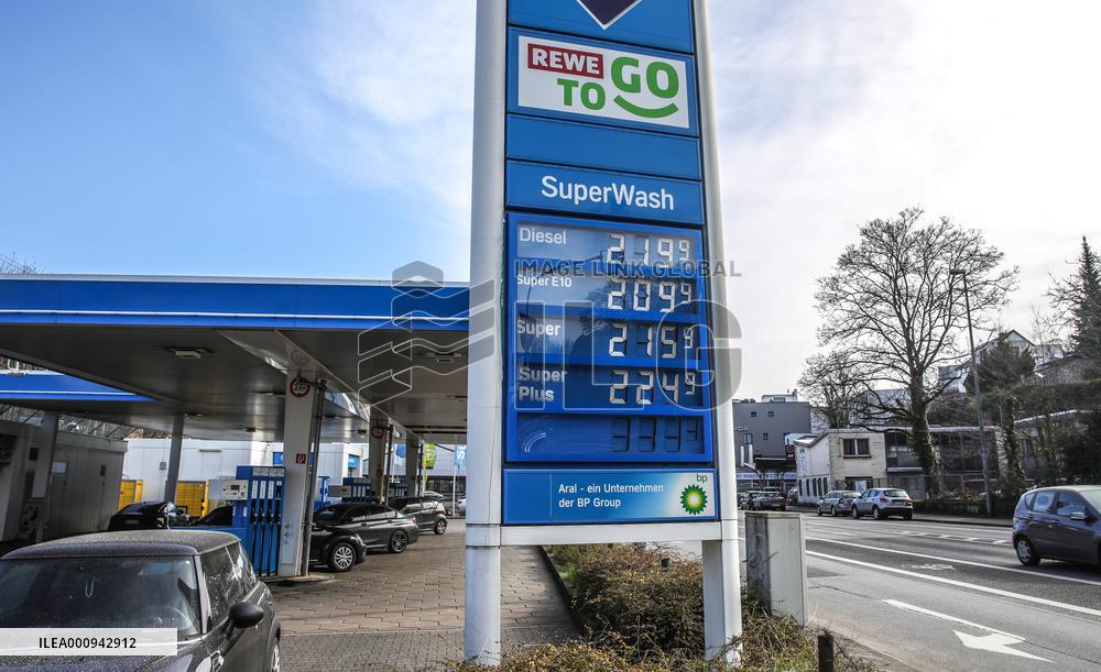 GERMANY-FRANKFURT-GAS-PRICES-SURGE