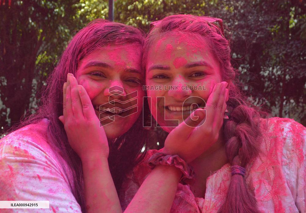 INDIA-BANGALORE-HOLI FESTIVAL
