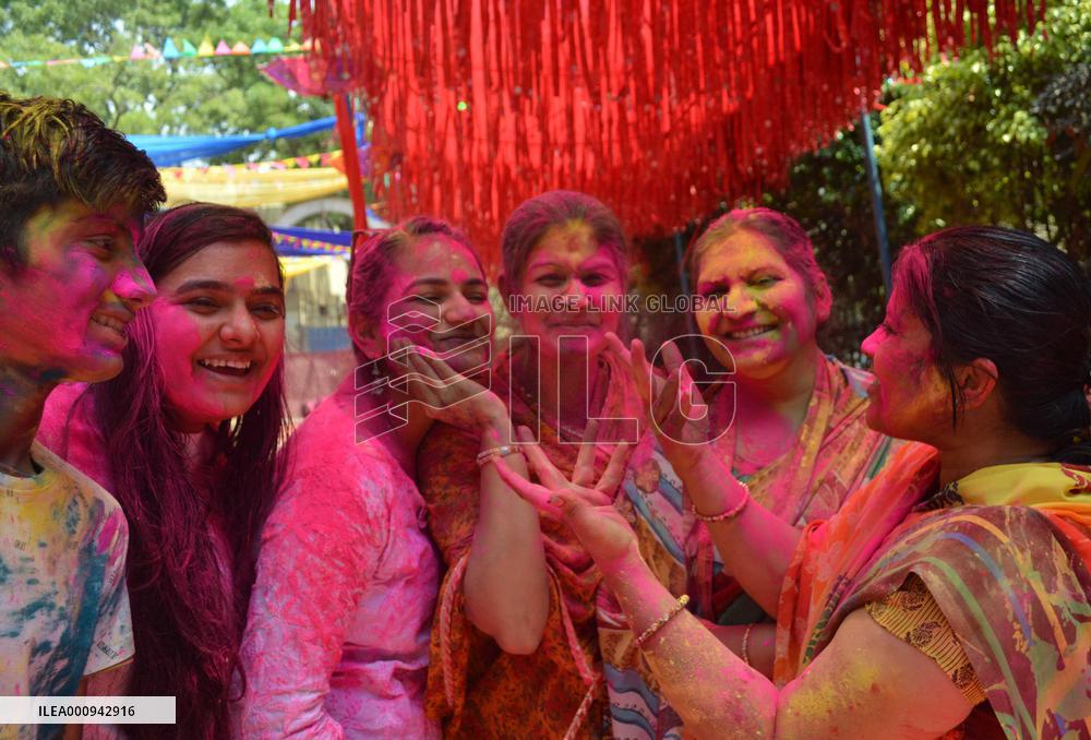INDIA-BANGALORE-HOLI FESTIVAL