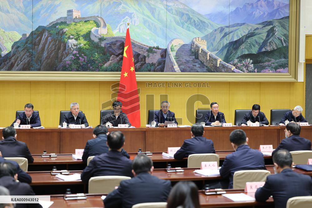 CHINA-BEIJING-HU CHUNHUA-MEETING (CN)