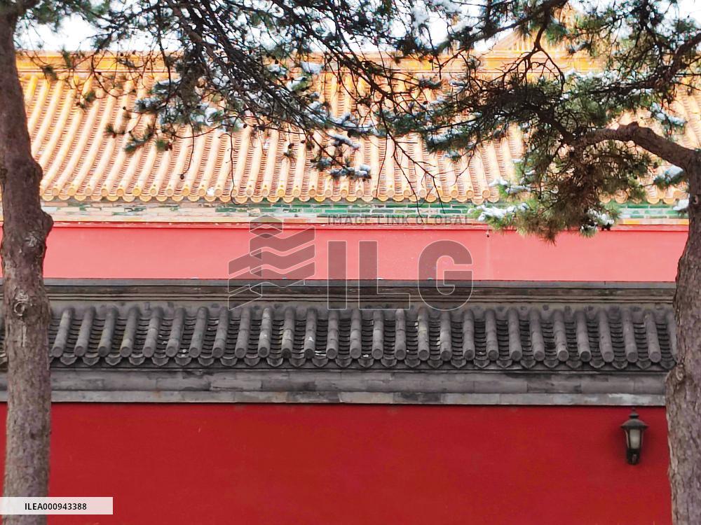 CHINA-BEIJING-SNOW SCENERY (CN)