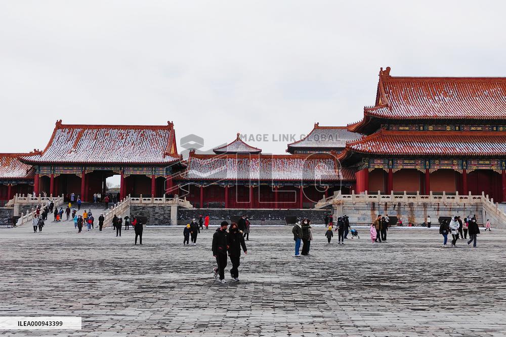 CHINA-BEIJING-SNOW SCENERY (CN)