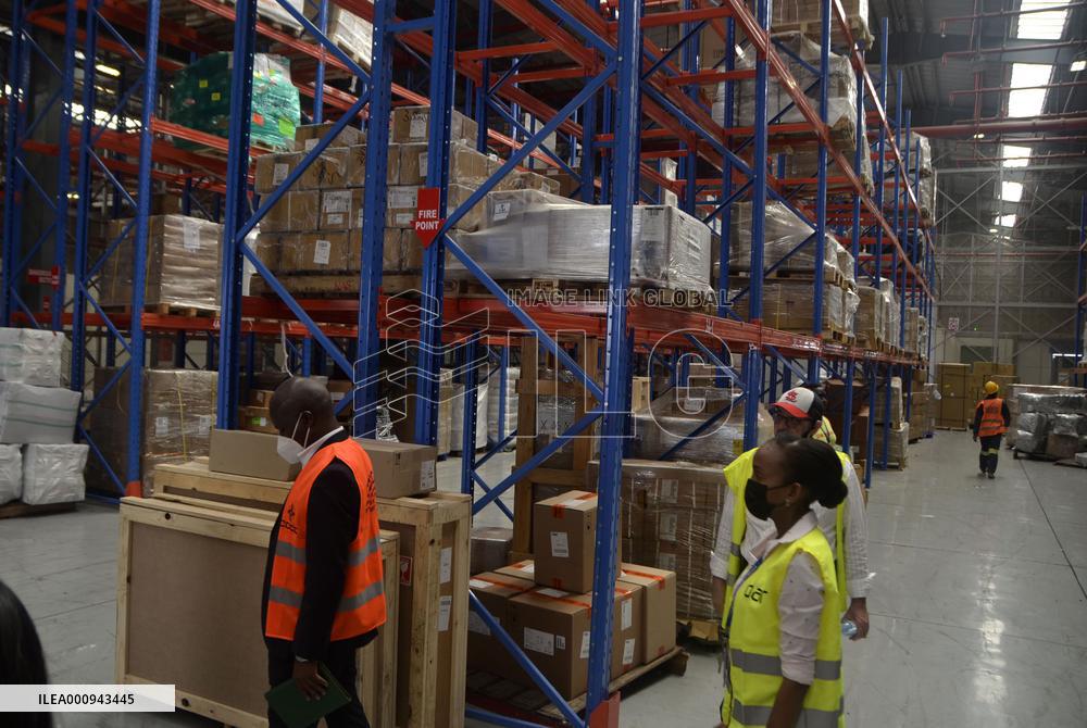 UGANDA-ENTEBBE-CHINESE-CONSTRUCTED-AIR CARGO TERMINAL